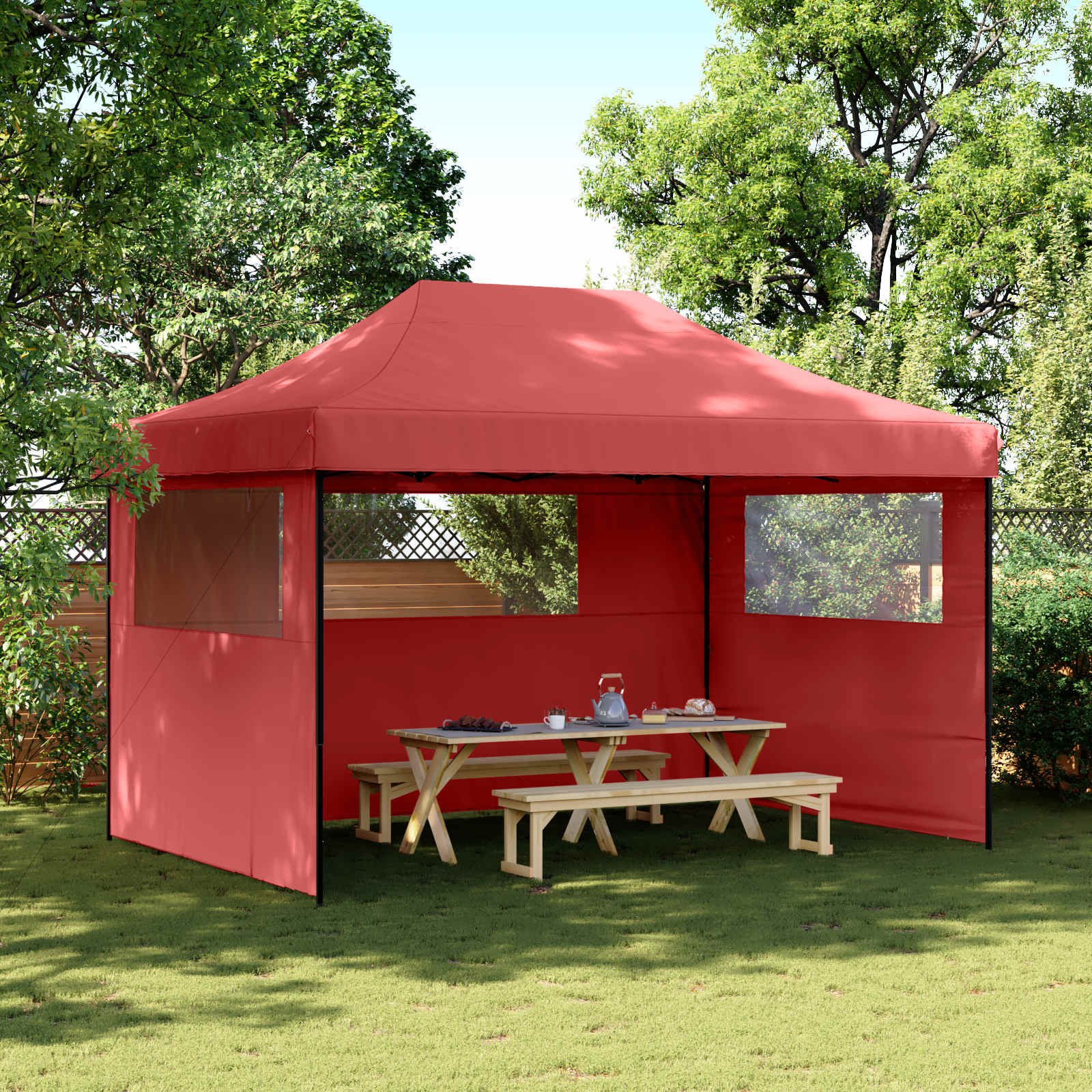 Party-Zelt 280 X 410 X 315 Cm Oxford-Stoff