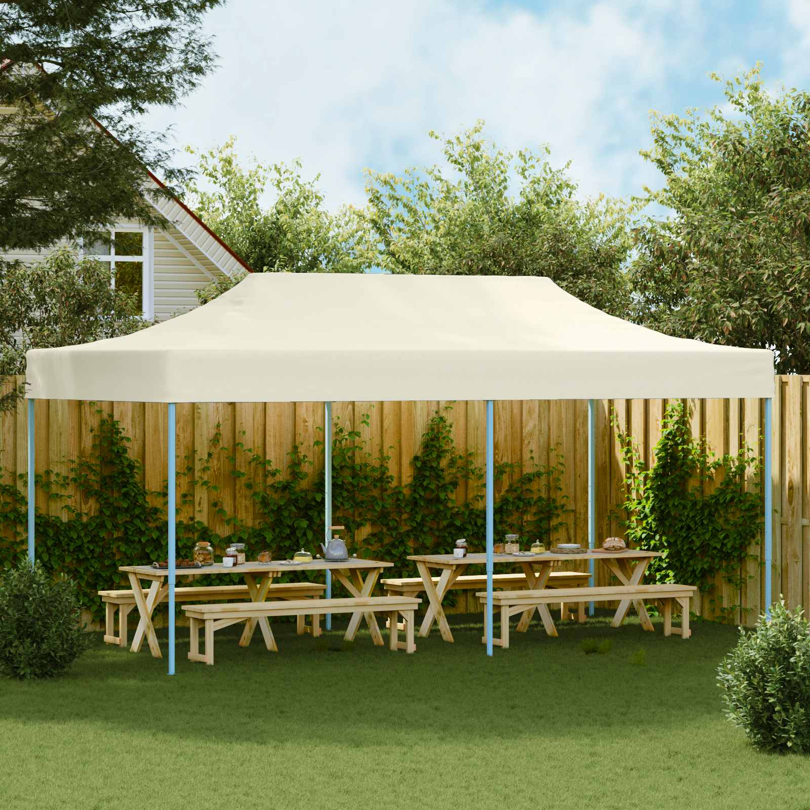 Party-Zelt 291 X 580 X 315 Cm Oxford-Stoff