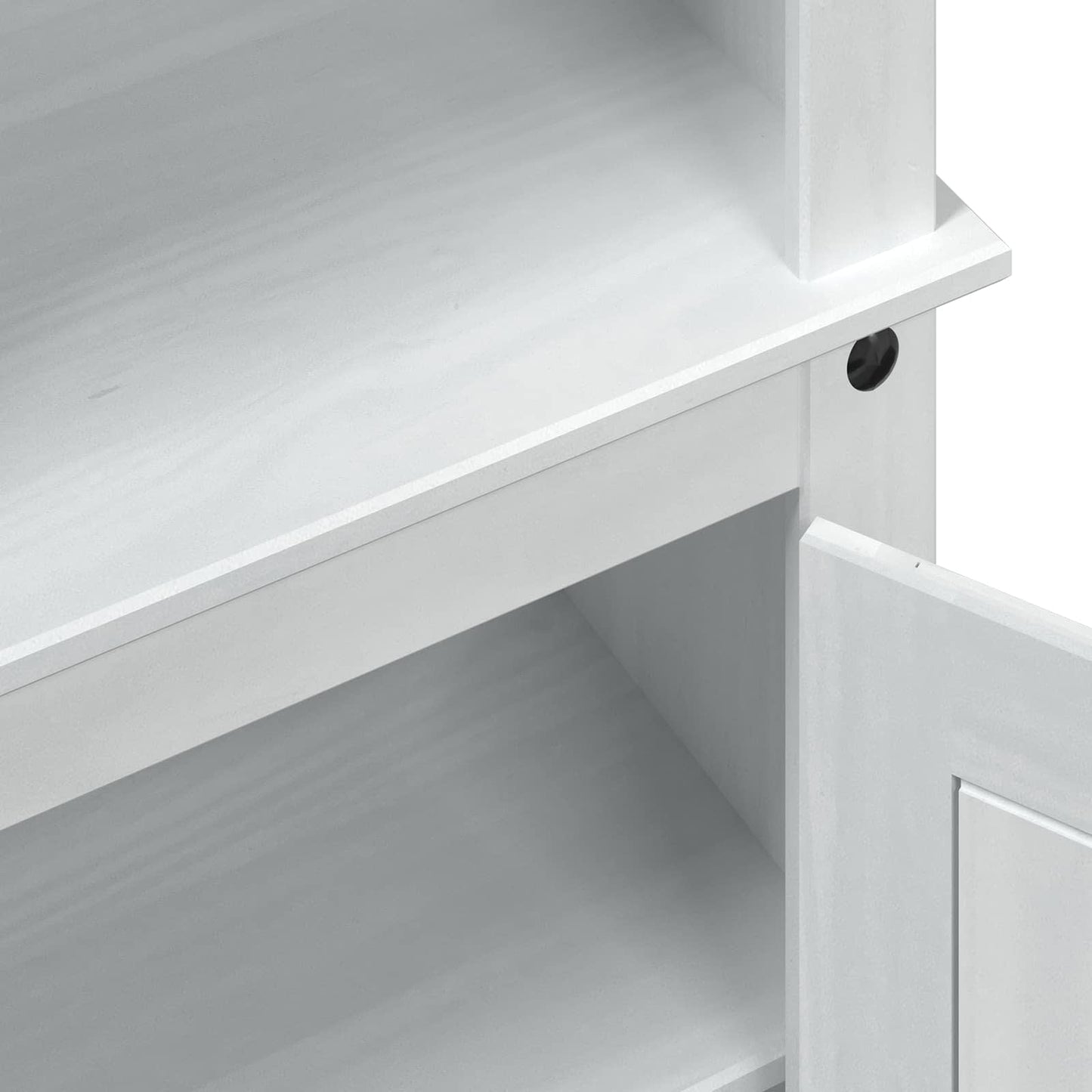Schuhschrank 86 X 38,5 X 108 Cm Massives Kiefernholz