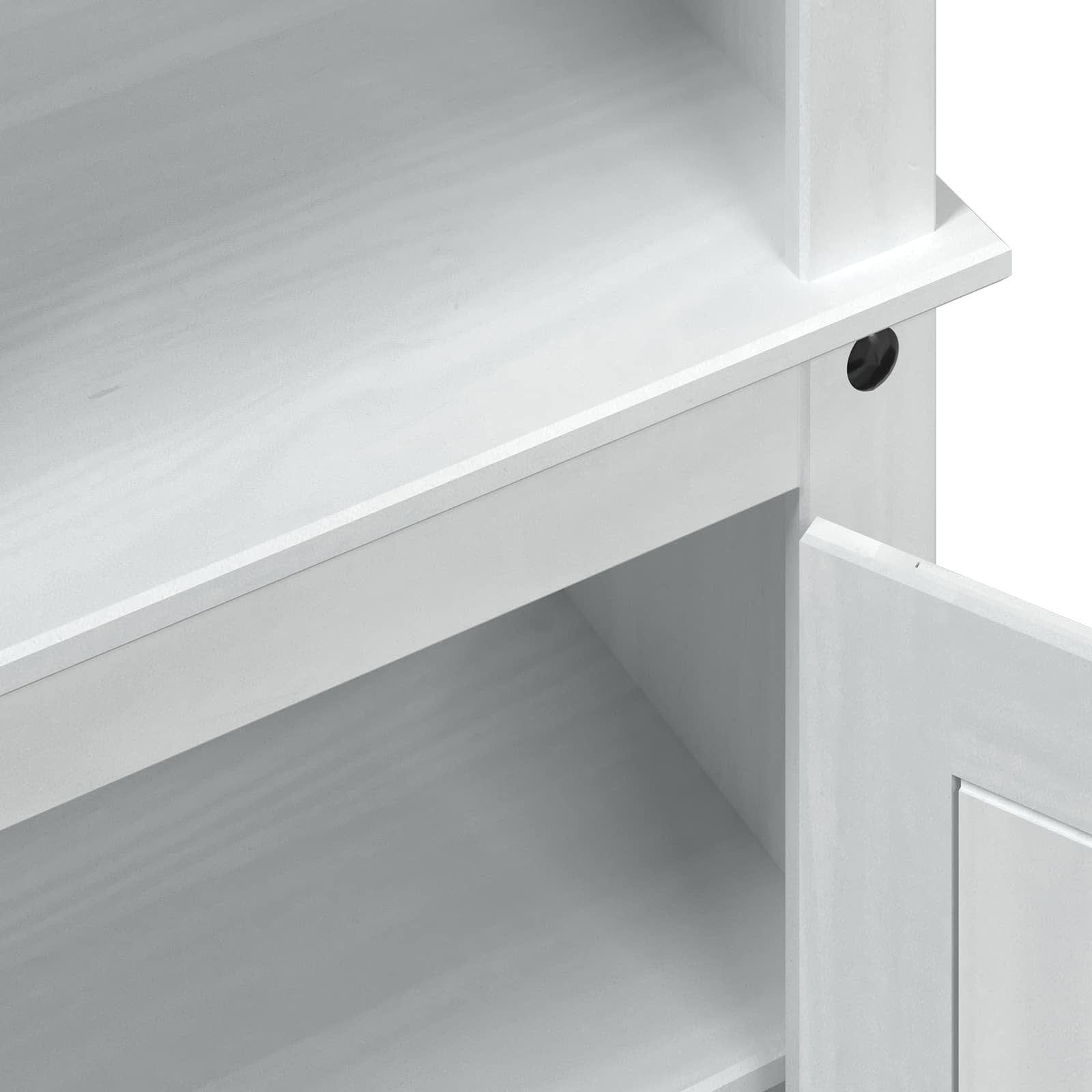 Schuhschrank 86 X 38,5 X 108 Cm Massives Kiefernholz
