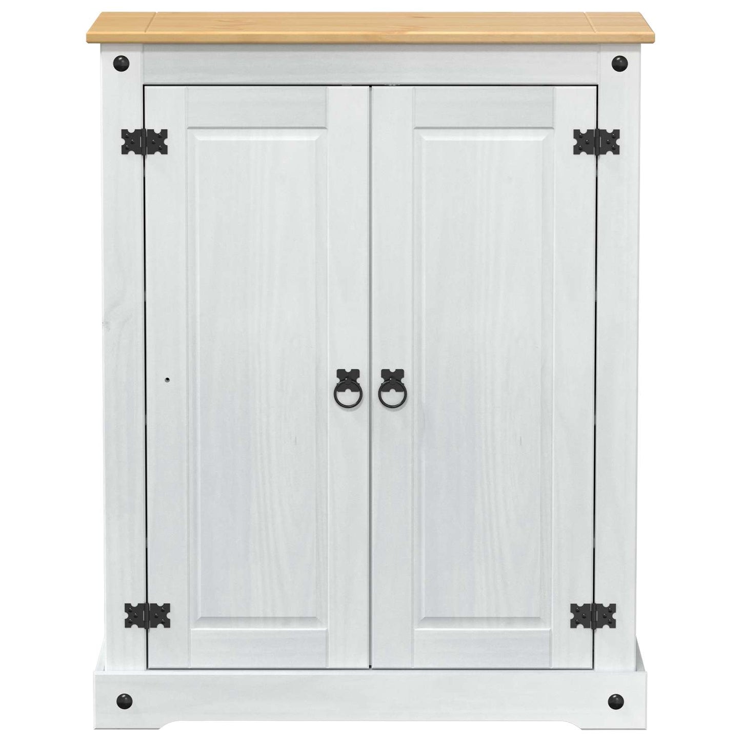 Schuhschrank 86 X 38,5 X 108 Cm Massives Kiefernholz