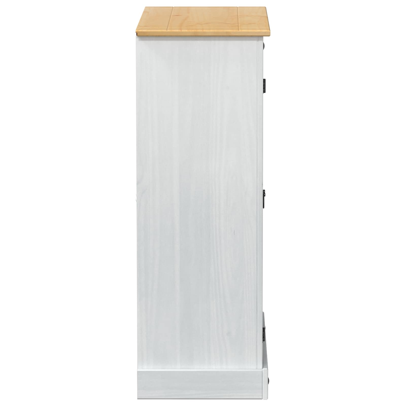 Schuhschrank 86 X 38,5 X 108 Cm Massives Kiefernholz