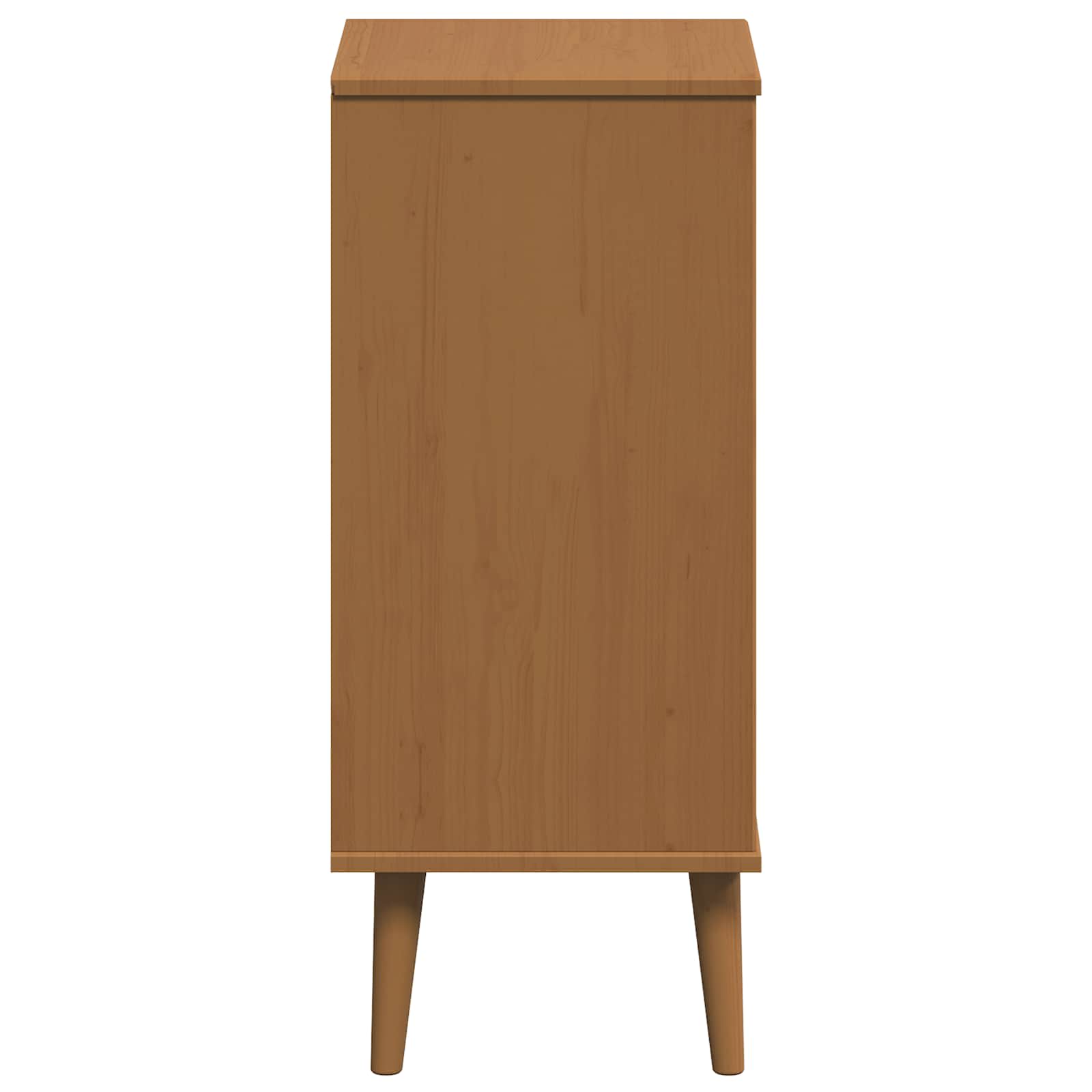 Kommode Molde 40 X 35 X 82 Cm Massives Kiefernholz