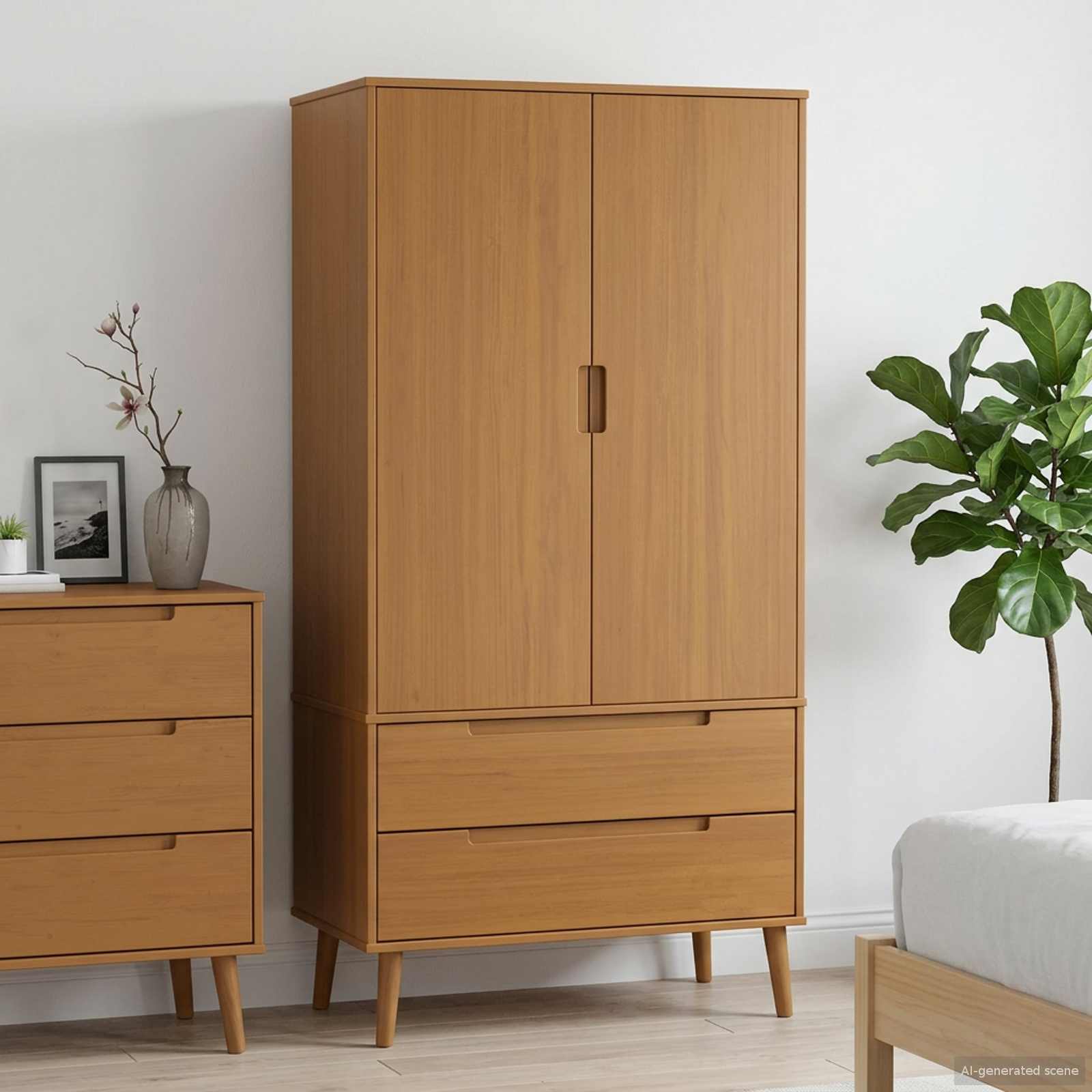 Kleiderschrank Molde 90 X 55 X 175 Cm