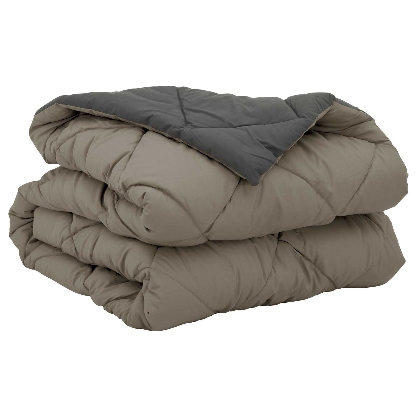 Sommerdecke 200 X 140 Cm Mikrofaser Hellgrau Und Anthrazit