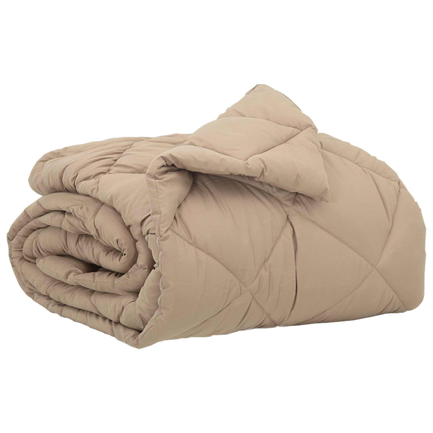 Ganzjahresbettdecke Mikrofaser Taupe