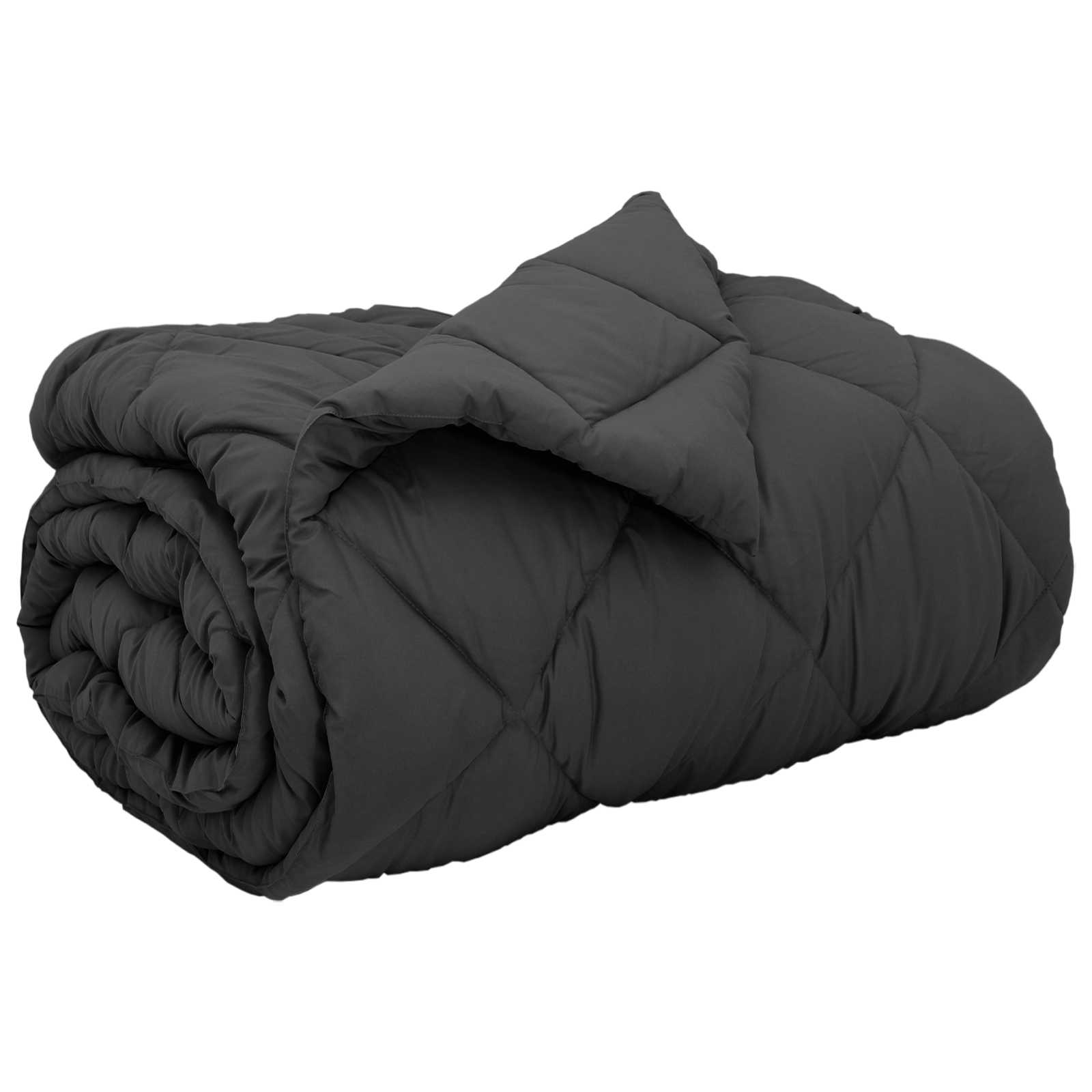 Winterbettdecke Mikrofaser Anthrazit