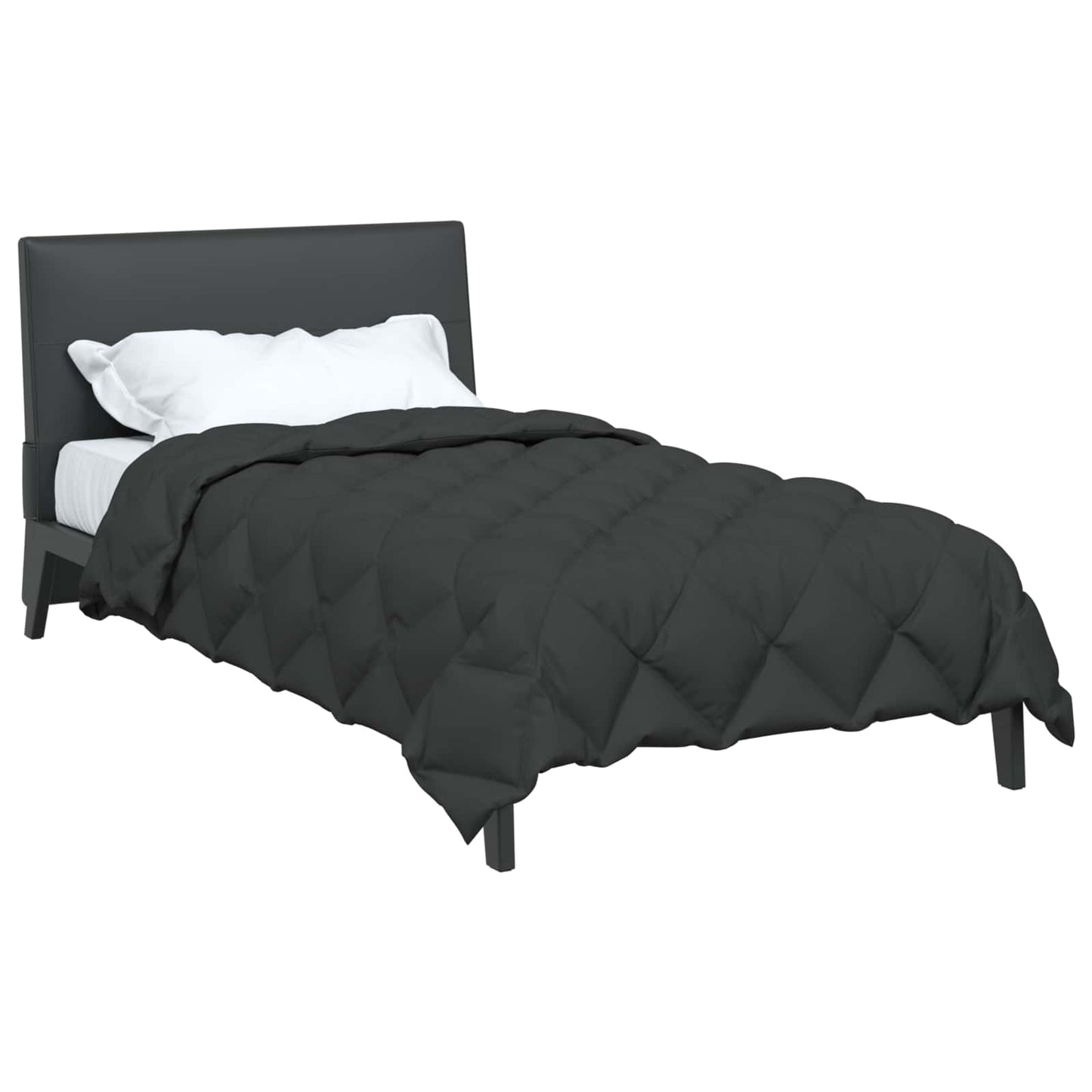 Winterbettdecke Mikrofaser Anthrazit