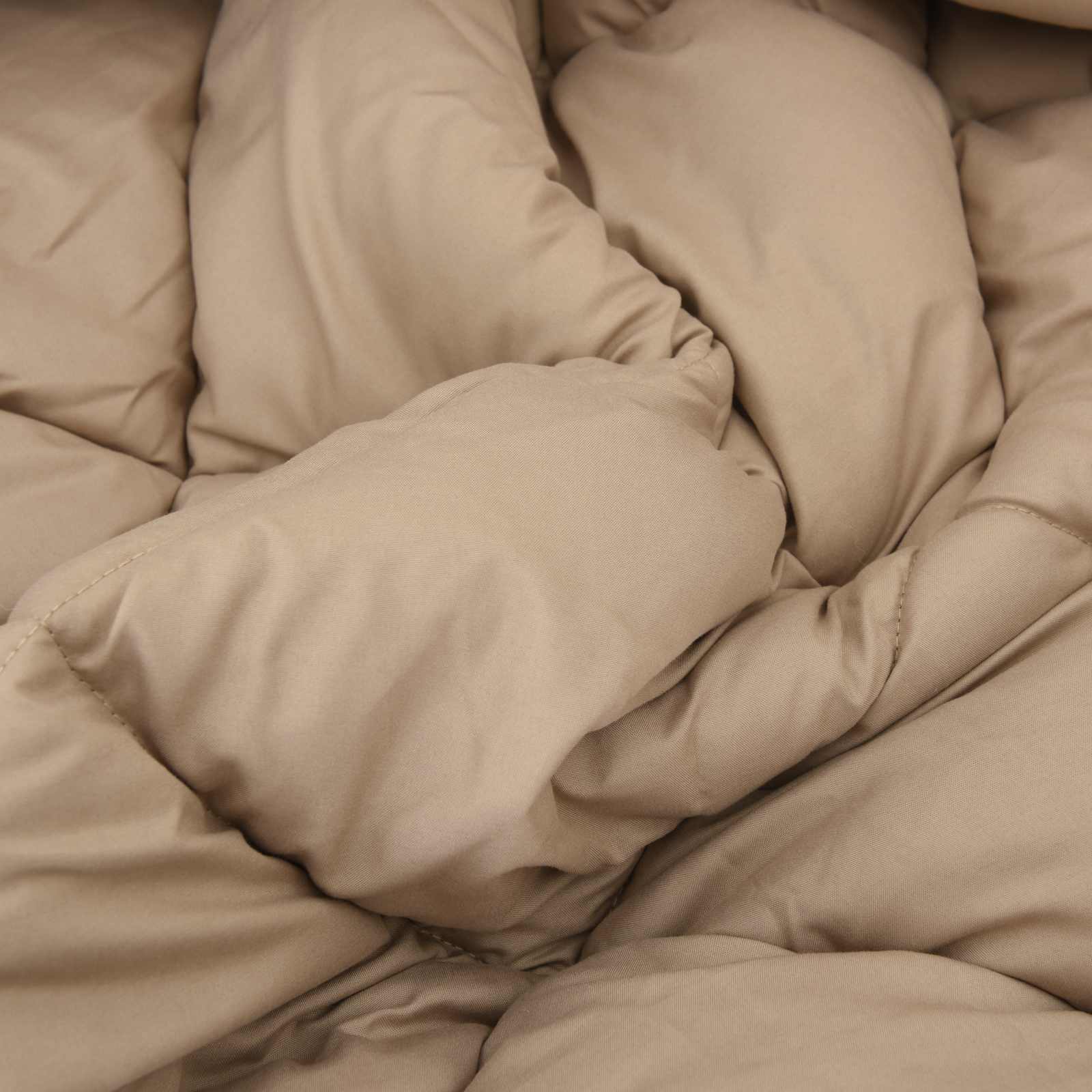 Winterbettdecke Mikrofaser Anthrazit Und Taupe