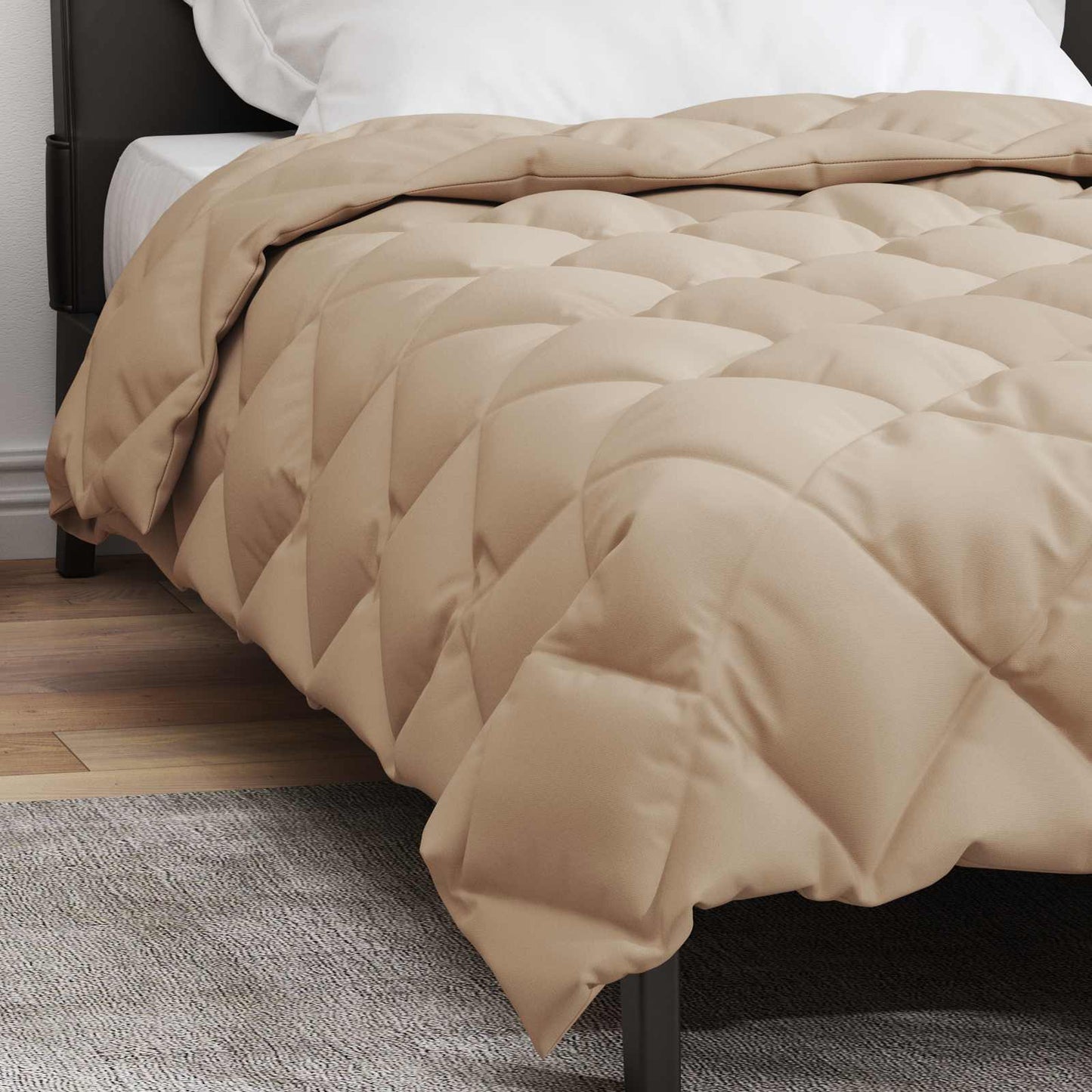 Winterbettdecke Mikrofaser Taupe