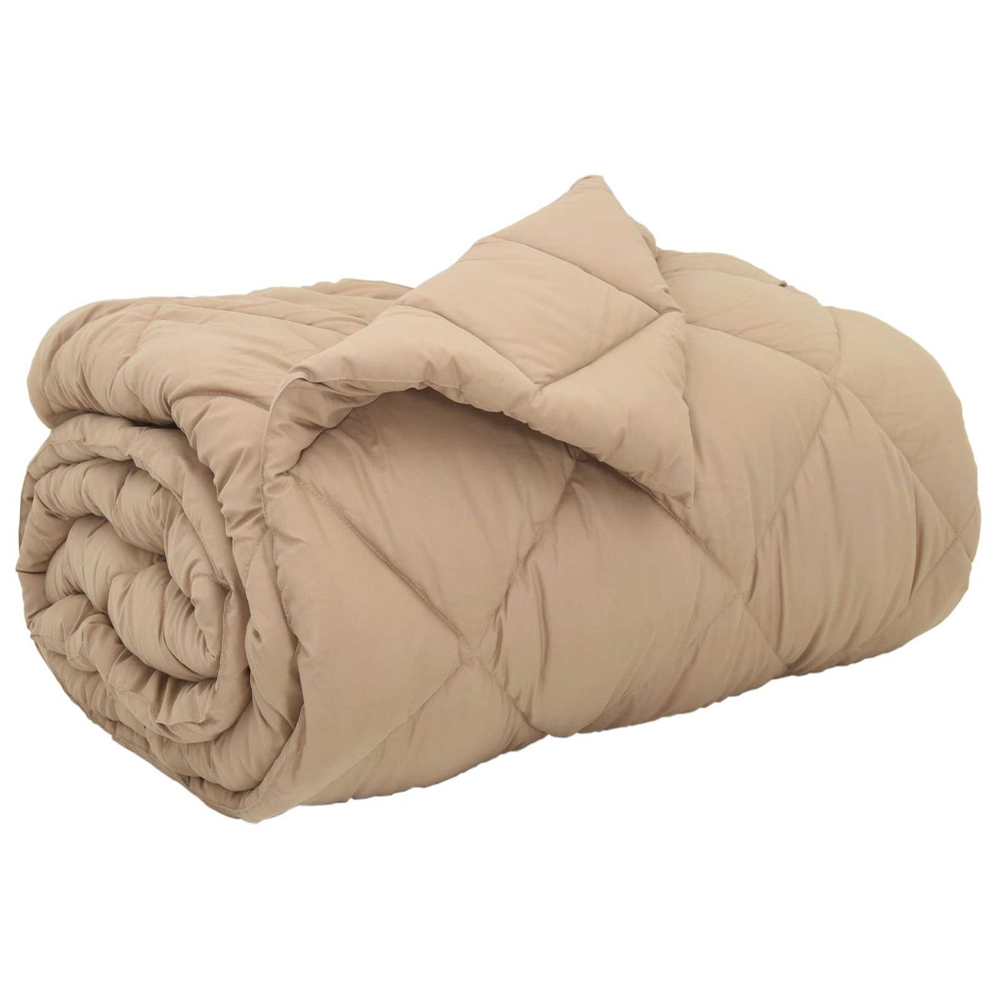 Winterbettdecke Mikrofaser Taupe