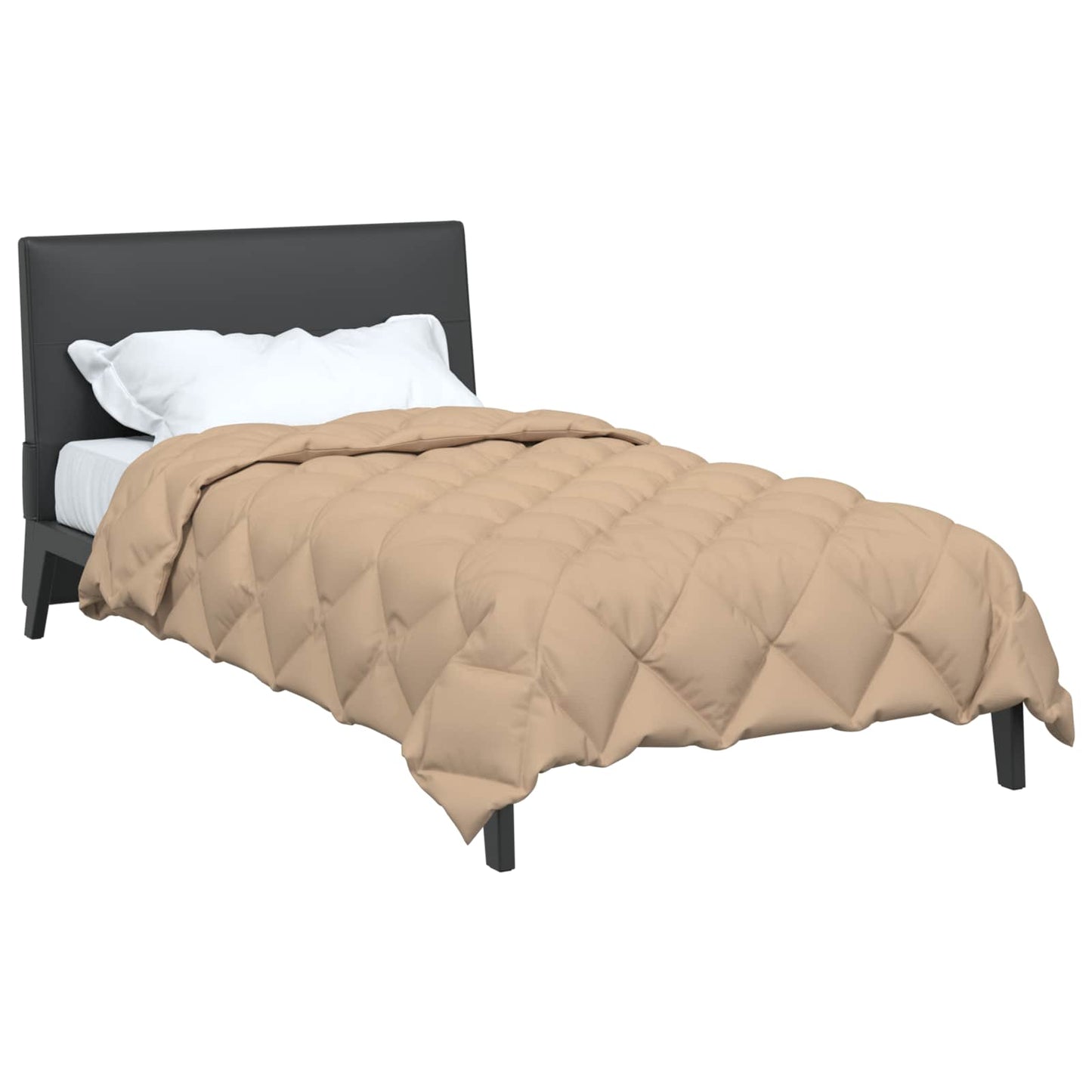 Winterbettdecke Mikrofaser Taupe