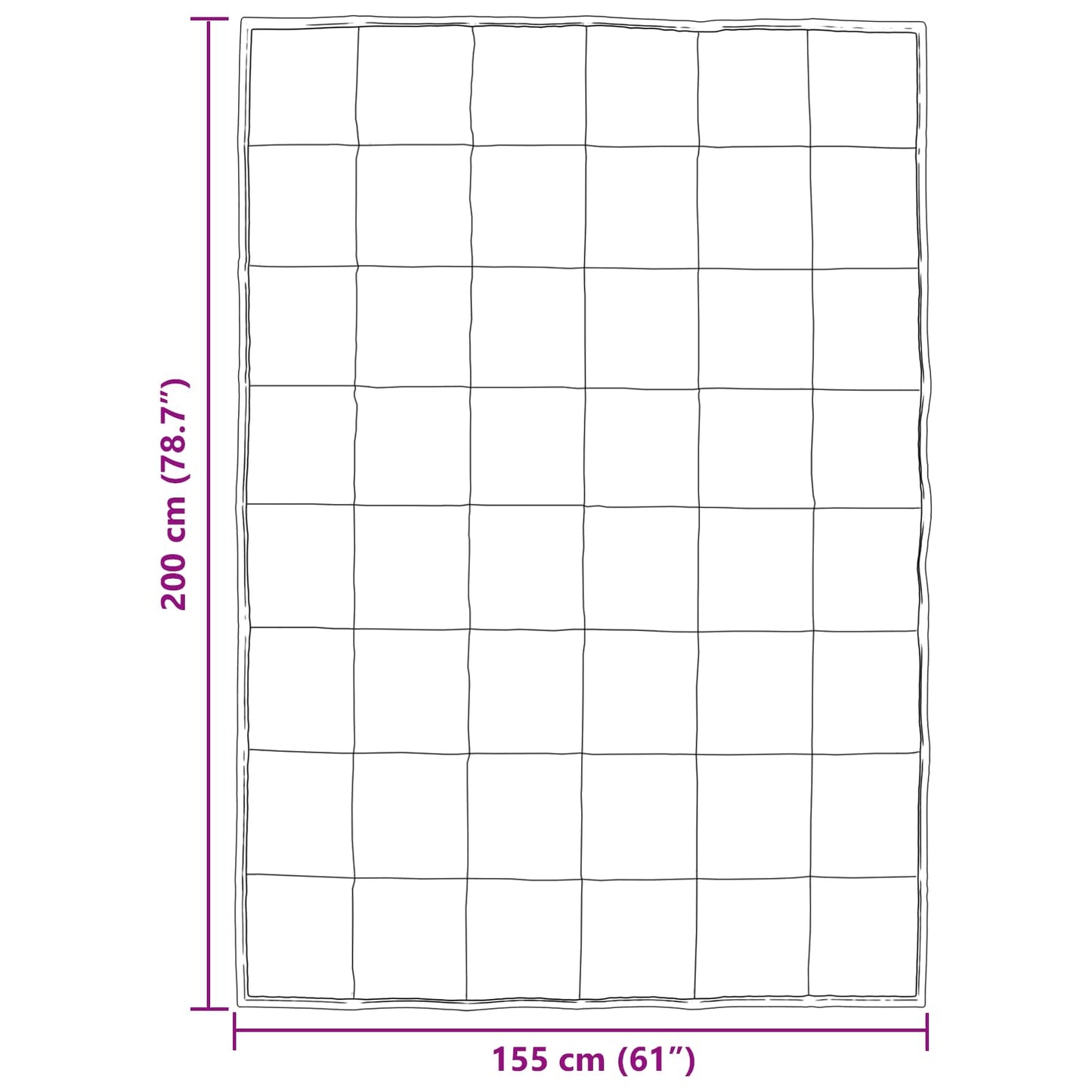 Ganzjahresbettdecke 155 X 220 Cm Satin Und Mikrofaser