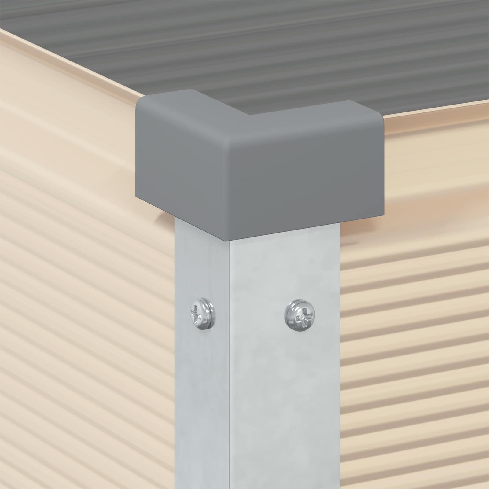 Pflanzkübel 100 X 45 X 90 Cm Verzinkter Stahl