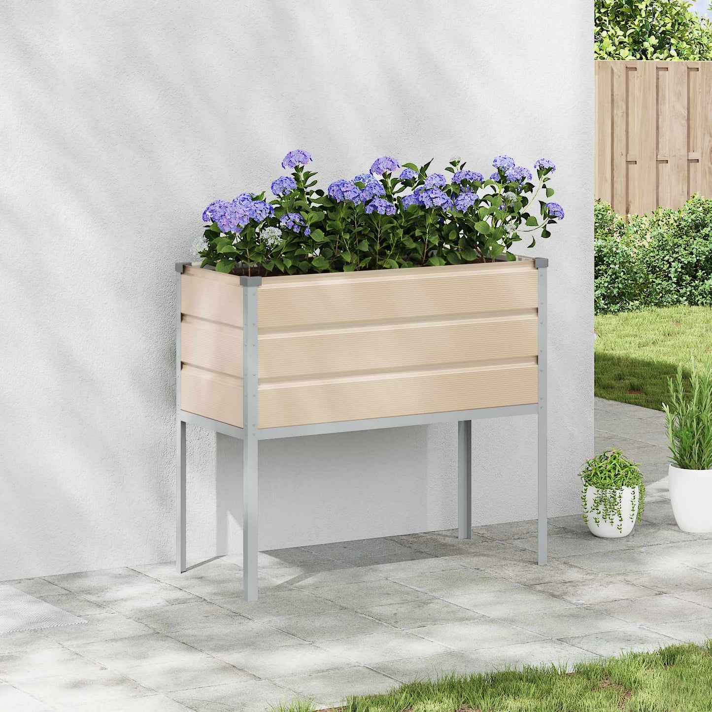 Pflanzkübel 100 X 45 X 90 Cm Verzinkter Stahl