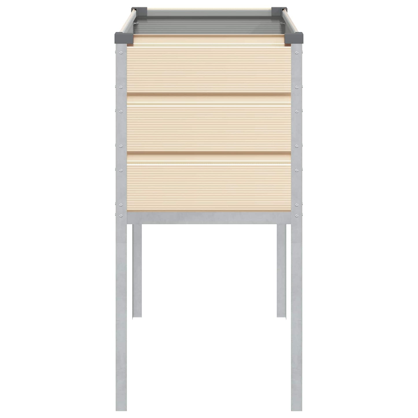 Pflanzkübel 100 X 45 X 90 Cm Verzinkter Stahl