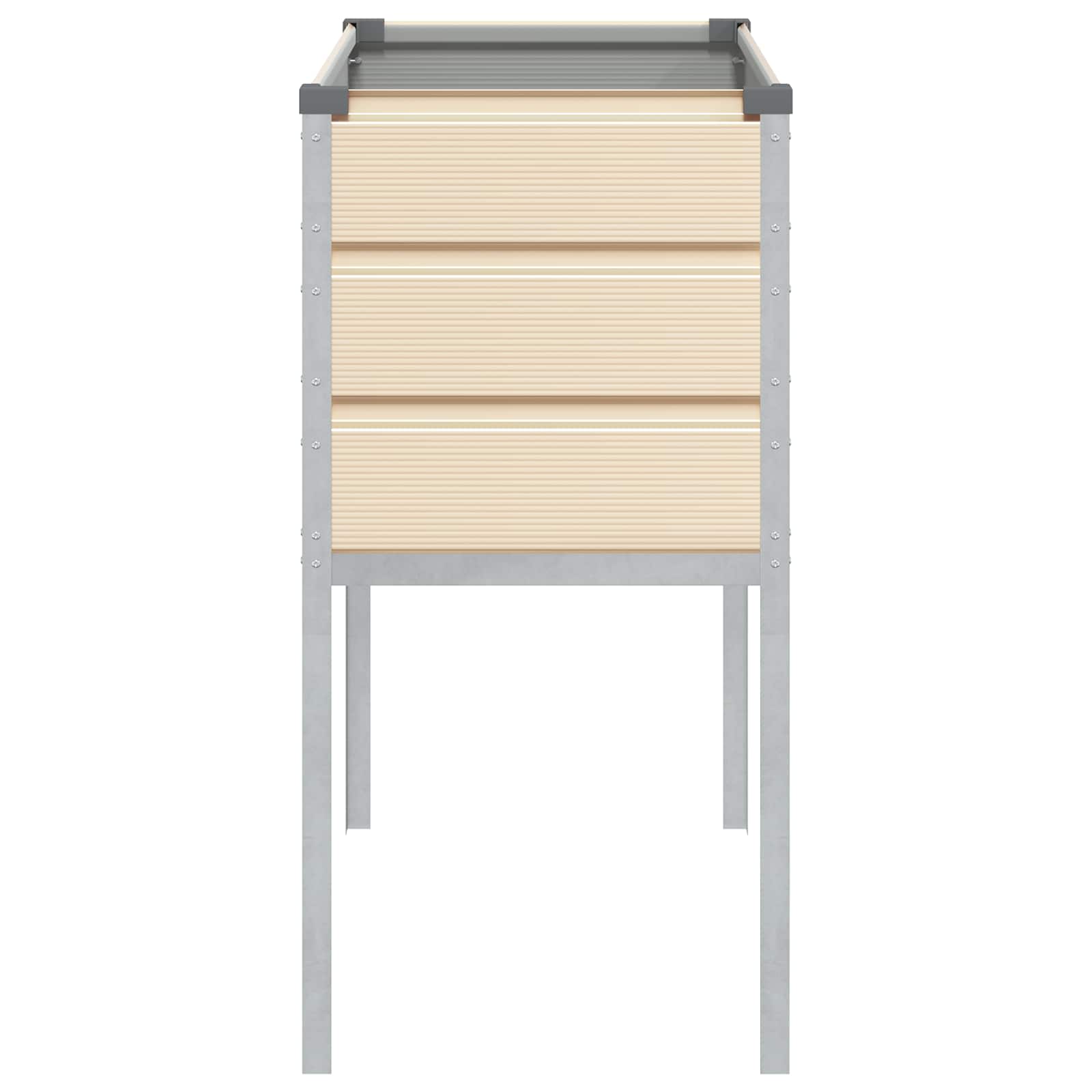 Pflanzkübel 100 X 45 X 90 Cm Verzinkter Stahl