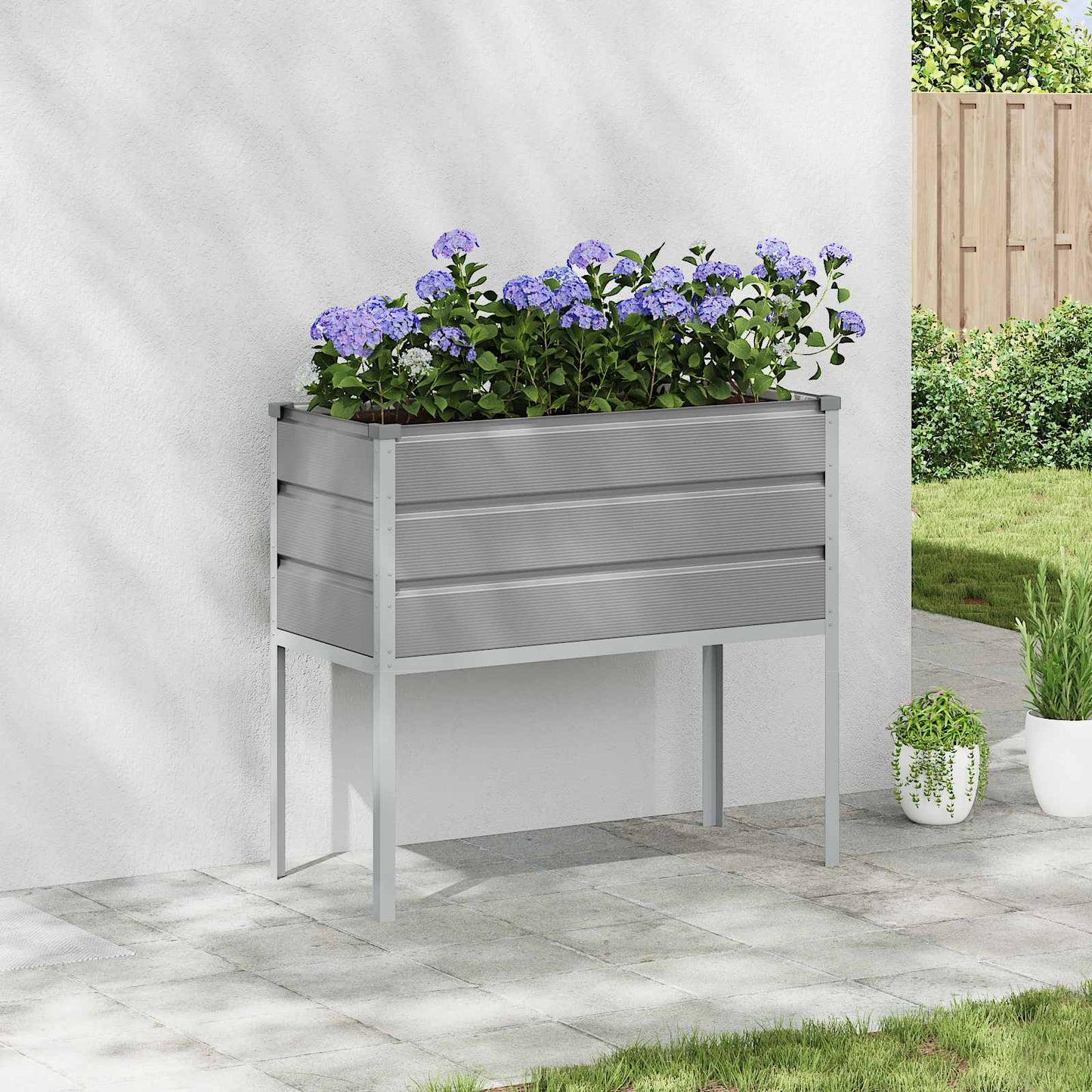Pflanzkübel 100 X 45 X 90 Cm Verzinkter Stahl