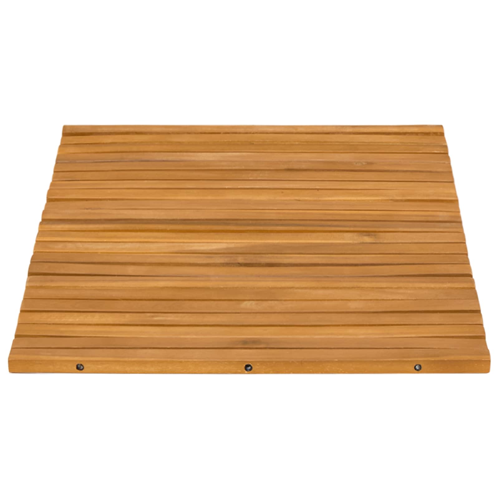 Badematte Braun Massives Akazienholz
