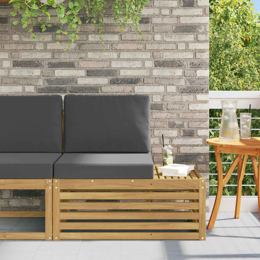 Outdoor Weiß 91 X 63 X 73 Cm Massivholz Akazie
