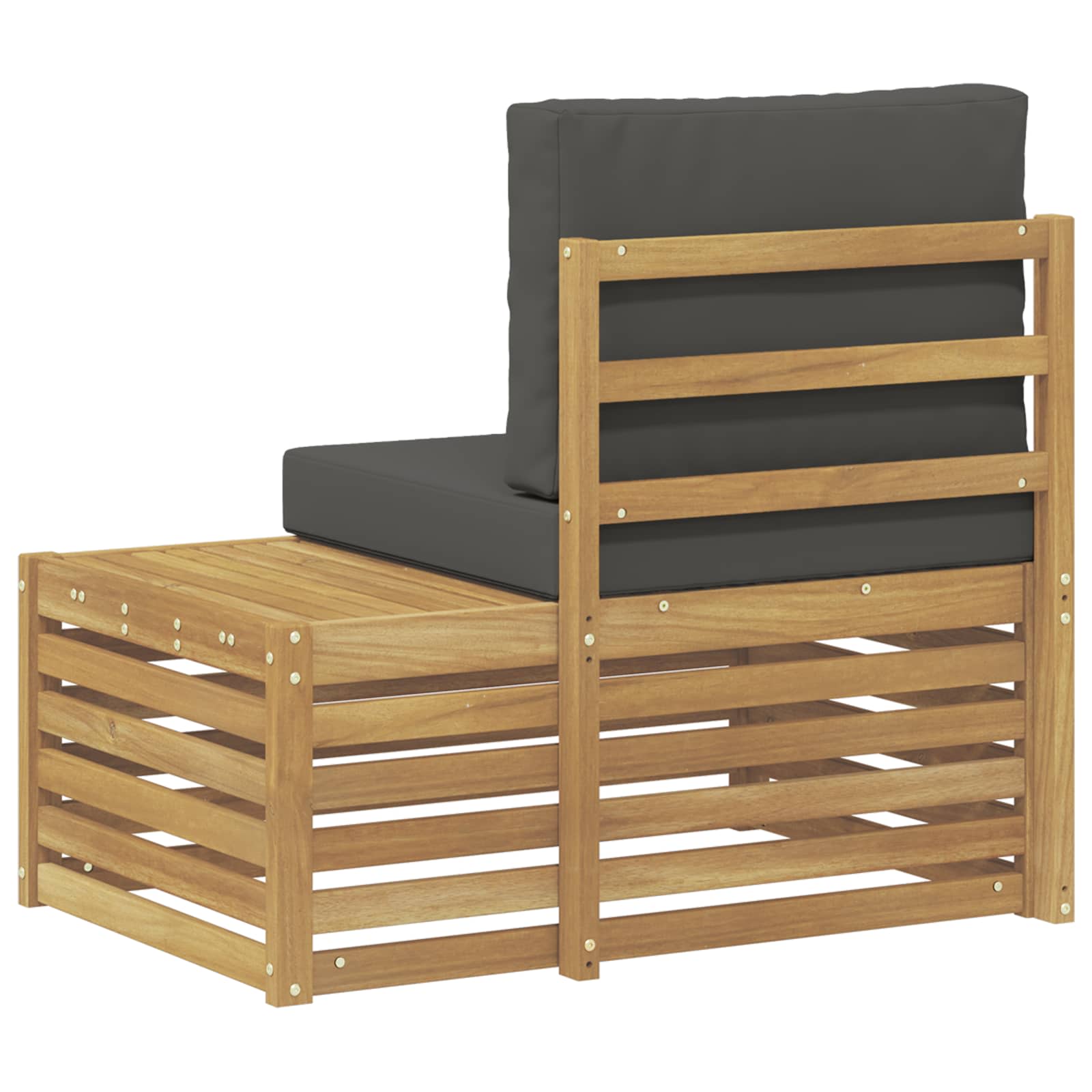 Outdoor Weiß 91 X 63 X 73 Cm Massivholz Akazie