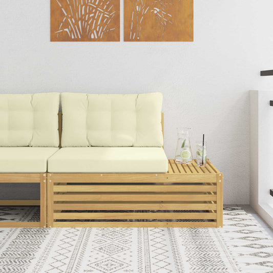 Outdoor Weiß 115 X 83 X 73 Cm Massivholz Akazie