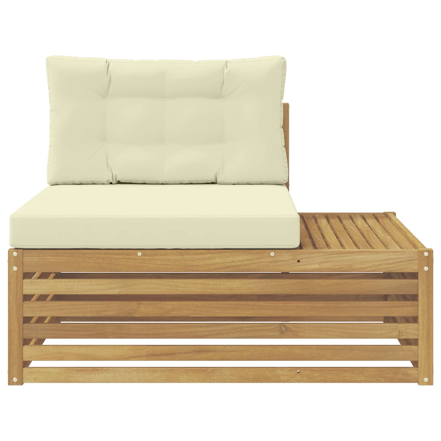 Outdoor Weiß 115 X 83 X 73 Cm Massivholz Akazie