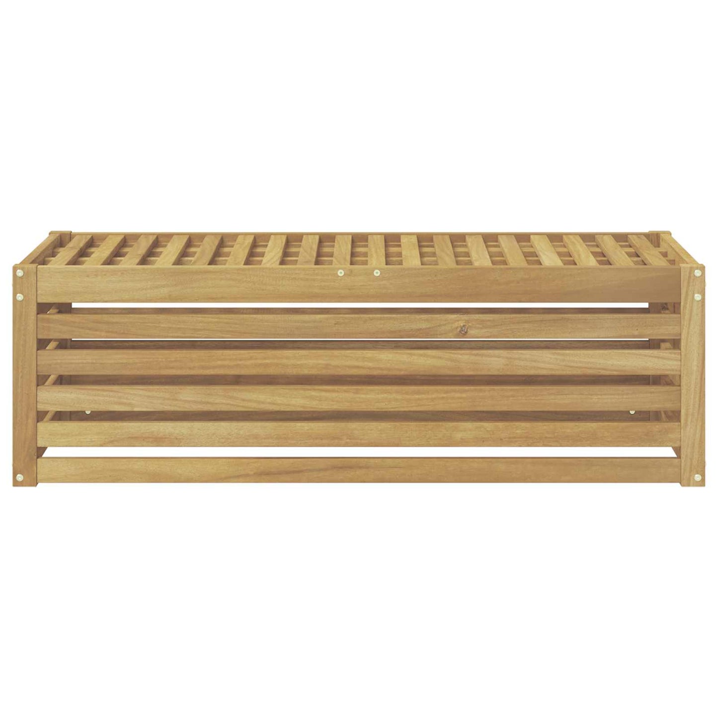 Outdoor Hocker Bank 115 X 43 X 37 Cm Massivholz Akazie