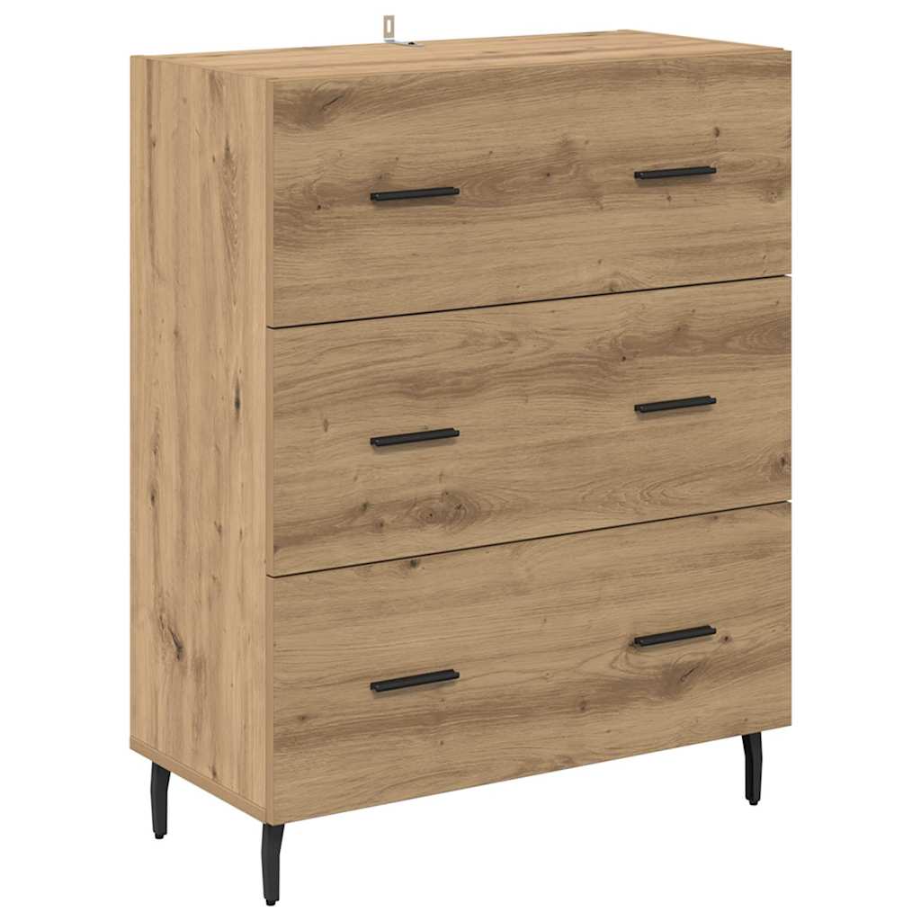 Highboard 2 Pcs 69,5 X 34 X 180 Cm Holzwerkstoff