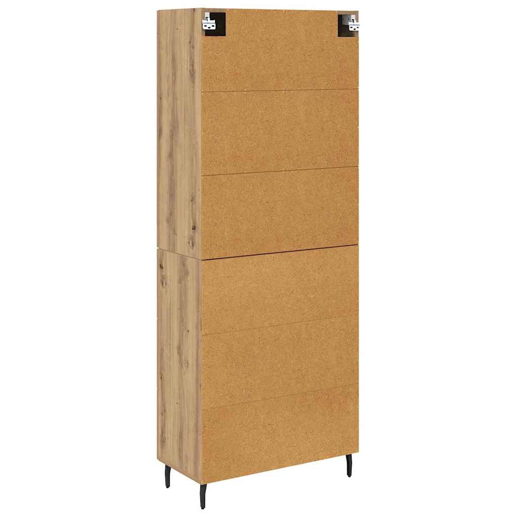 Highboard 2 Pcs 69,5 X 34 X 180 Cm Holzwerkstoff