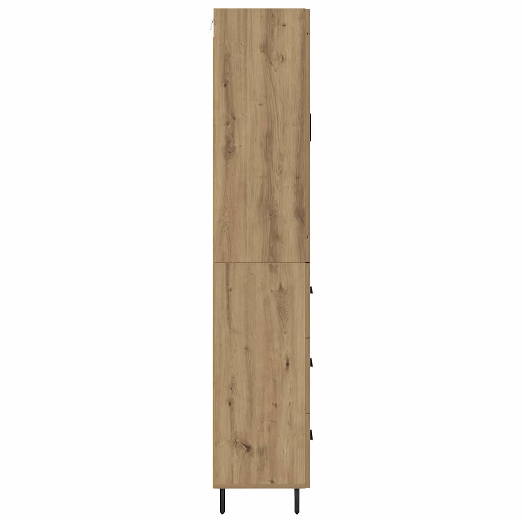Highboard 2 Pcs 69,5 X 34 X 180 Cm Holzwerkstoff