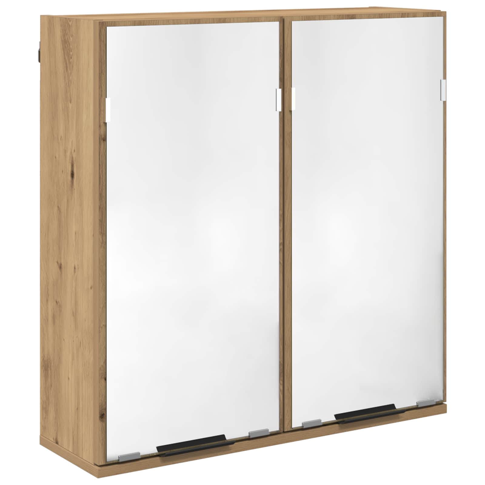 Badezimmermöbel-Set Mit Regal 4 Pcs Artisan-Eiche Holzwerkstoff