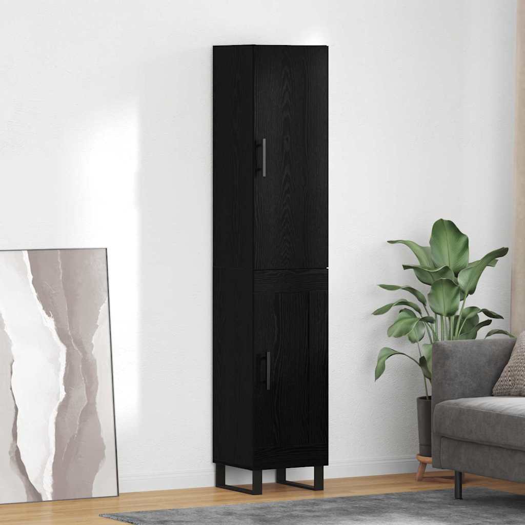 Highboard 34,5X34X180 Cm Holzwerkstoff