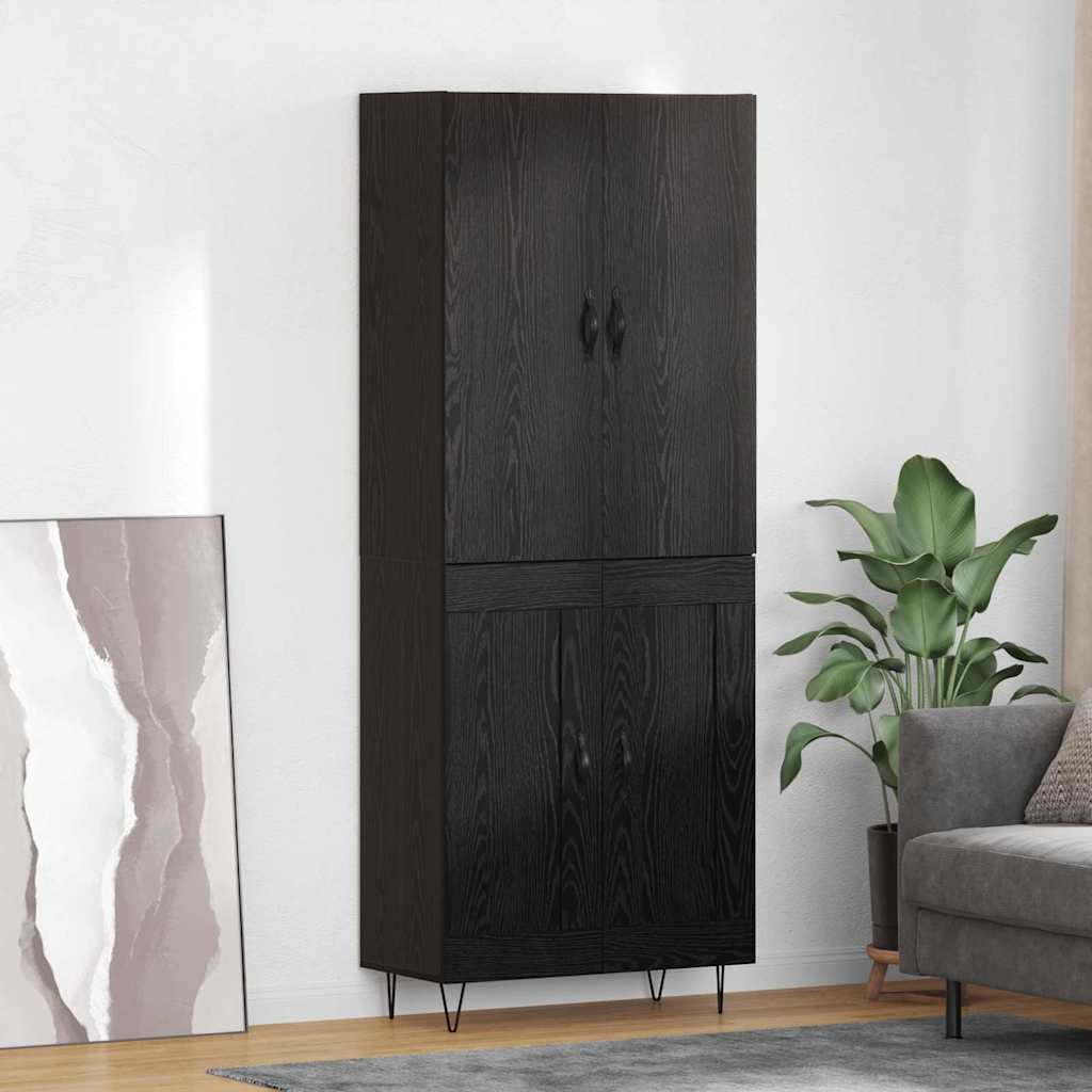 Highboard 69,5X34X180 Cm Holzwerkstoff