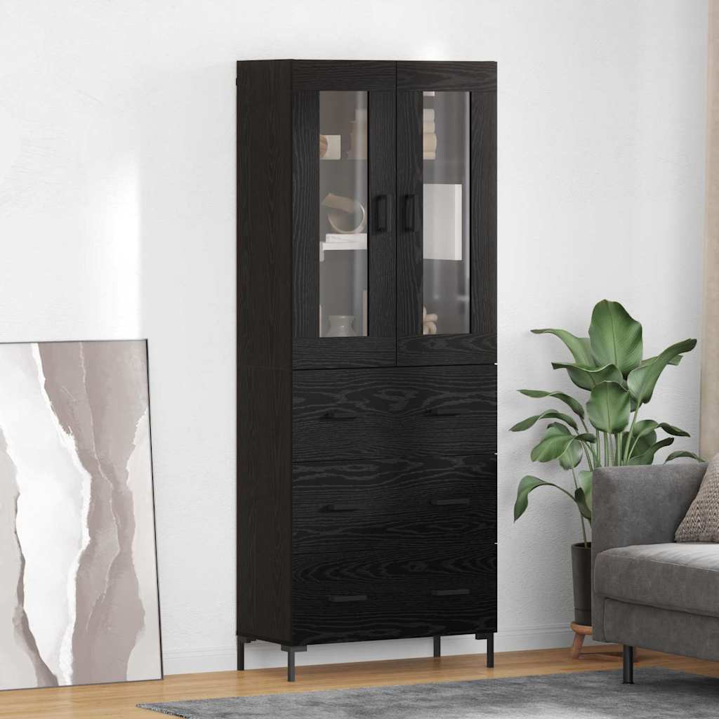 Highboard 69,5X34X180 Cm Holzwerkstoff