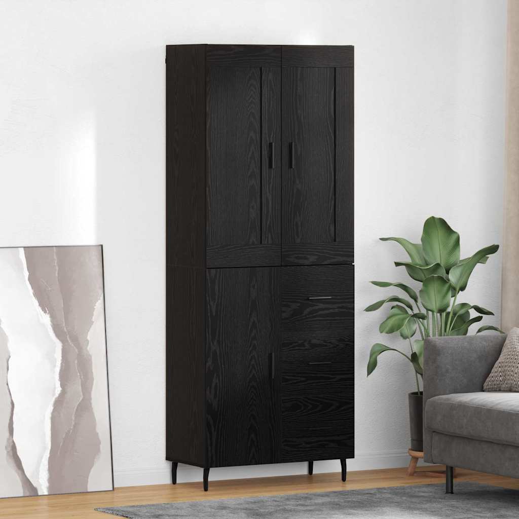 Highboard 2 Pcs 69,5 X 34 X 180 Cm Holzwerkstoff
