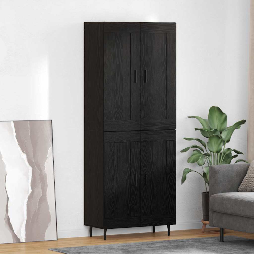 Highboard 2 Pcs 69,5 X 34 X 180 Cm Holzwerkstoff