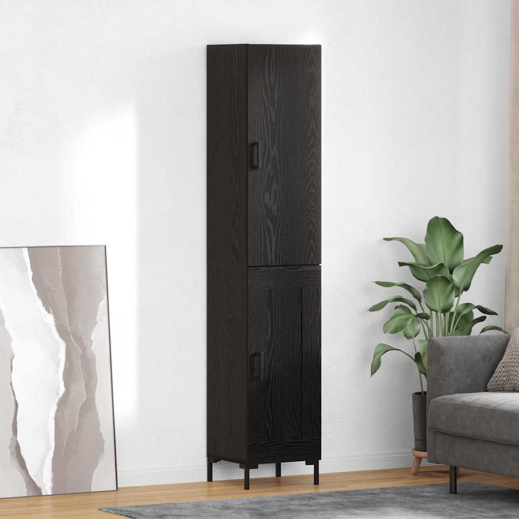 Highboard 34,5X34X180 Cm Holzwerkstoff