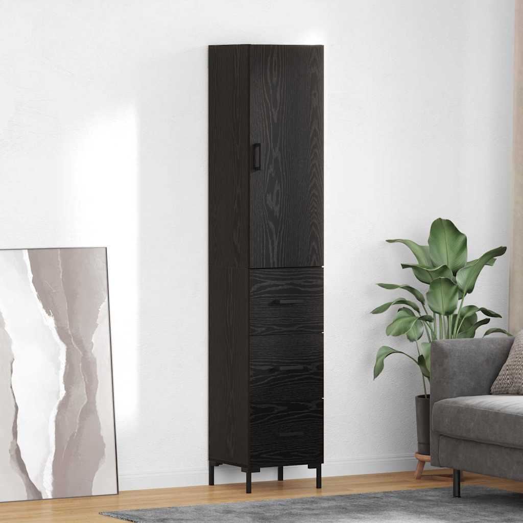 Highboard 34,5X34X180 Cm Holzwerkstoff