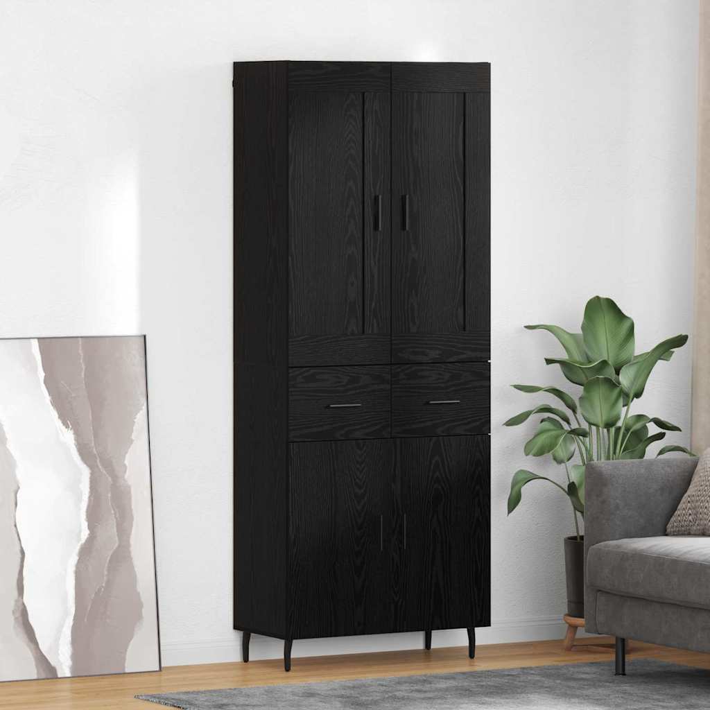 Highboard 2 Pcs 69,5 X 34 X 180 Cm Holzwerkstoff
