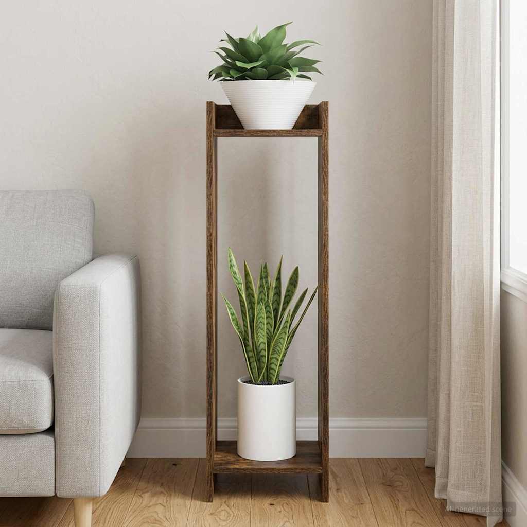 Pflanzenständer Mit Regal Holzwerkstoff