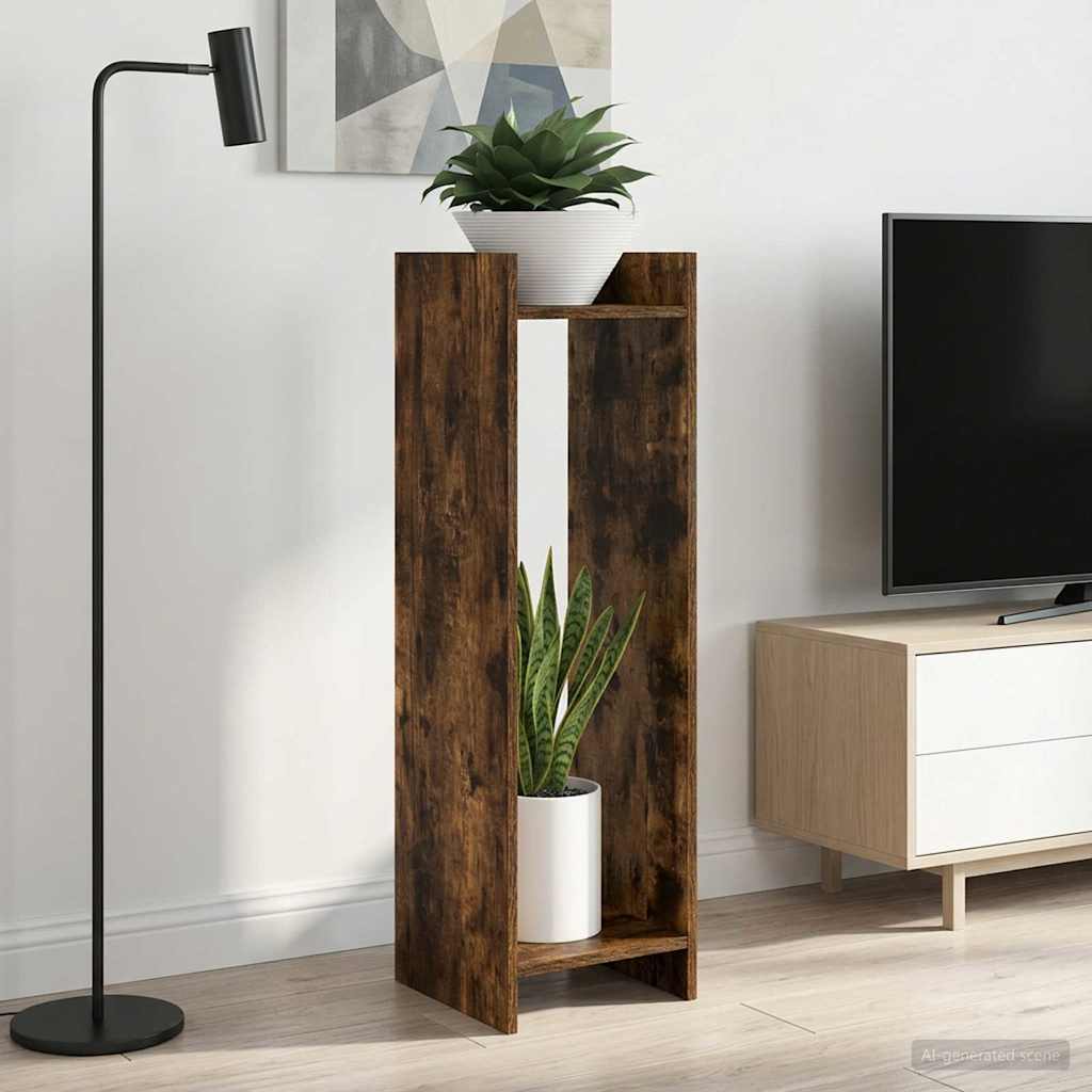 Pflanzenständer Mit Regal Holzwerkstoff