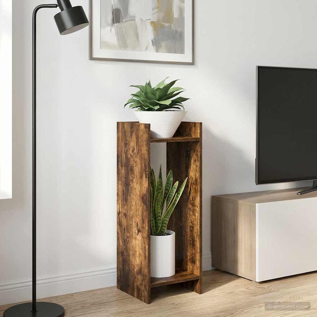 Pflanzenständer Mit Regal Holzwerkstoff