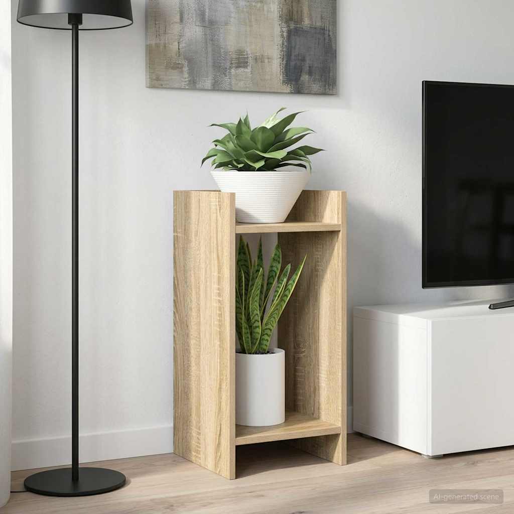 Pflanzenständer Mit Regal Holzwerkstoff