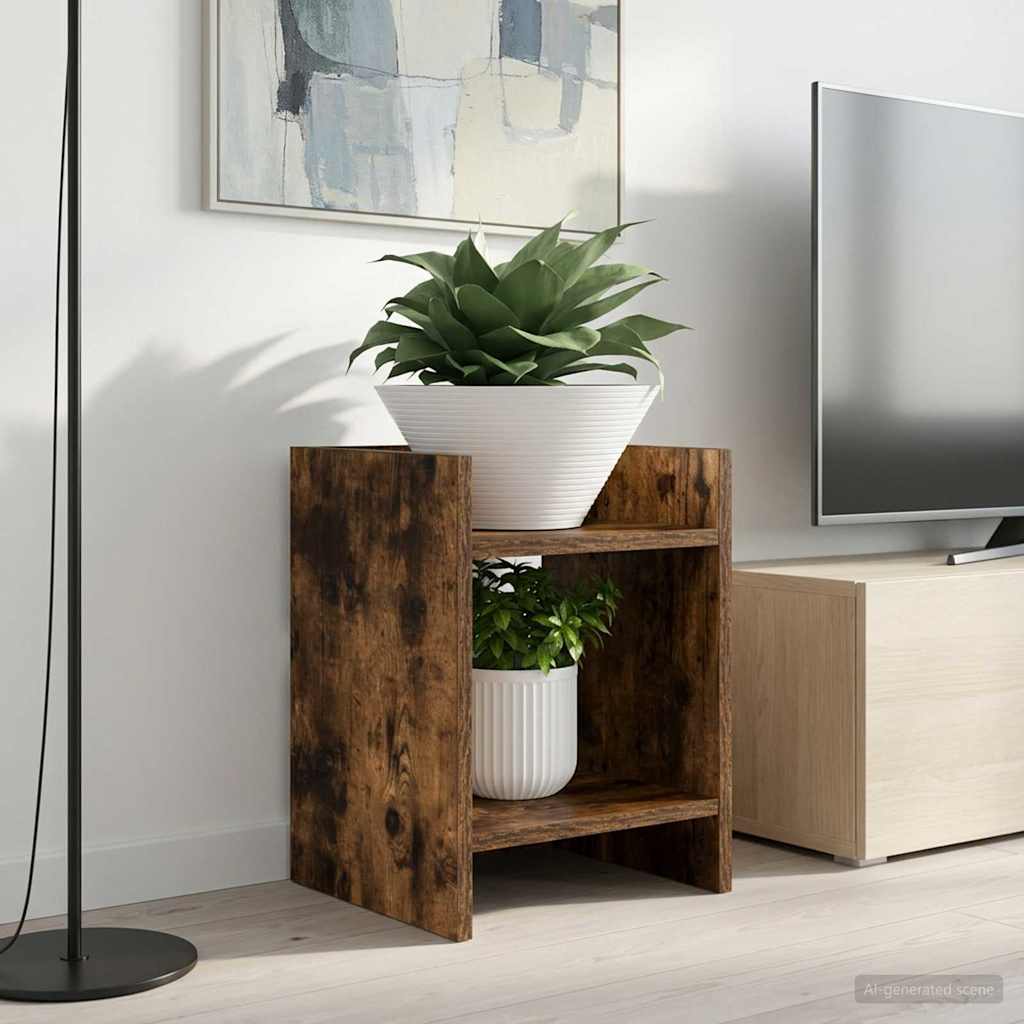 Pflanzenständer Mit Regal Holzwerkstoff