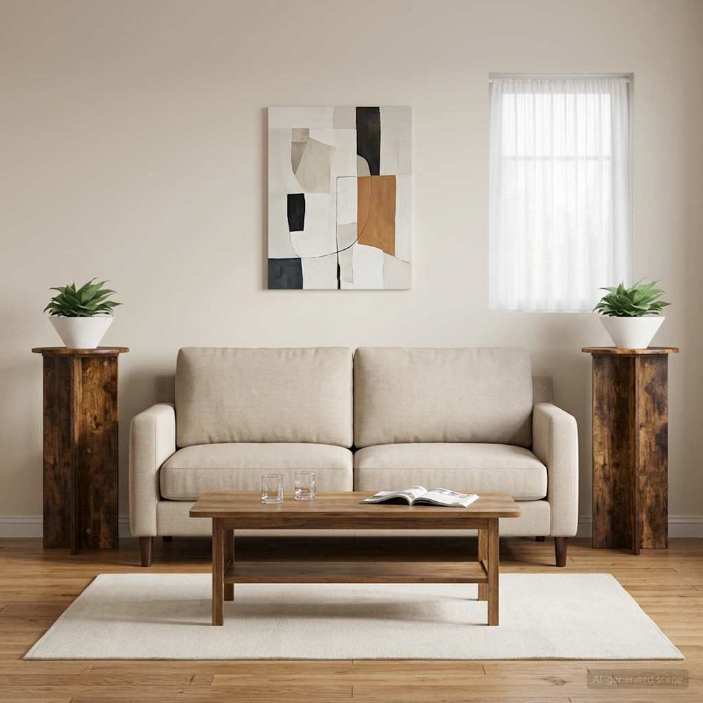 Pflanzenständer 2 Pcs Holzwerkstoff