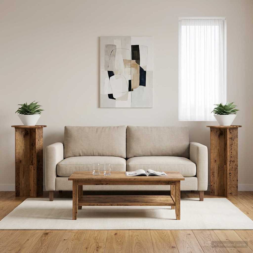 Pflanzenständer 2 Pcs Holzwerkstoff