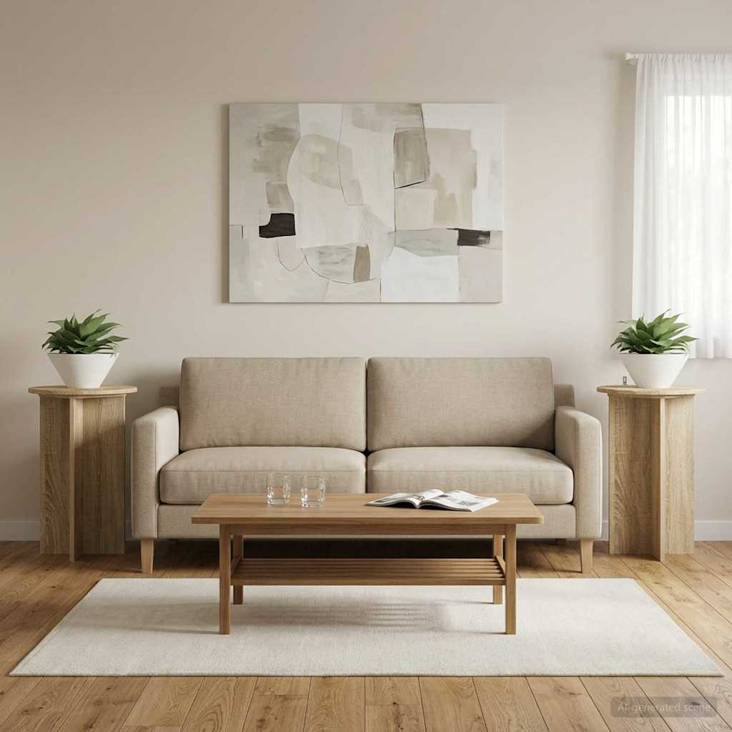 Pflanzenständer 2 Pcs Holzwerkstoff