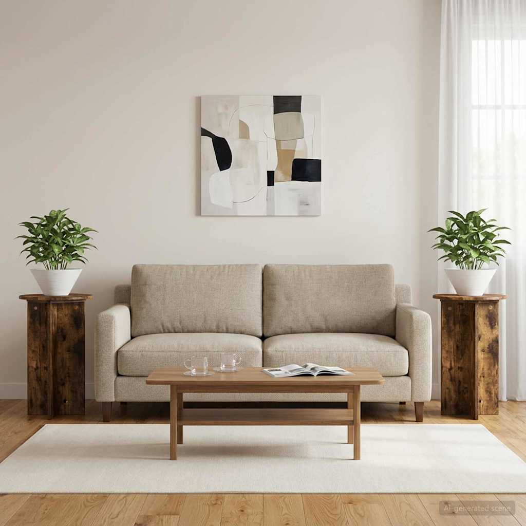 Pflanzenständer 2 Pcs Holzwerkstoff