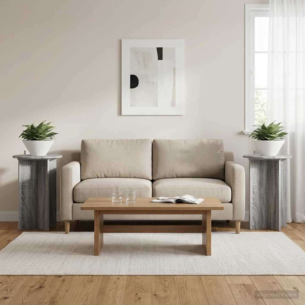 Pflanzenständer 2 Pcs Holzwerkstoff